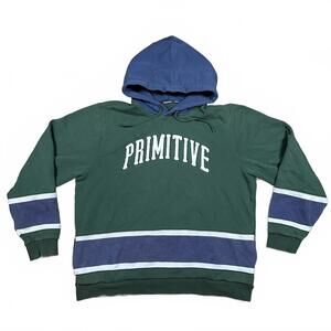 Primitive Forest Green and Navy Hoodie